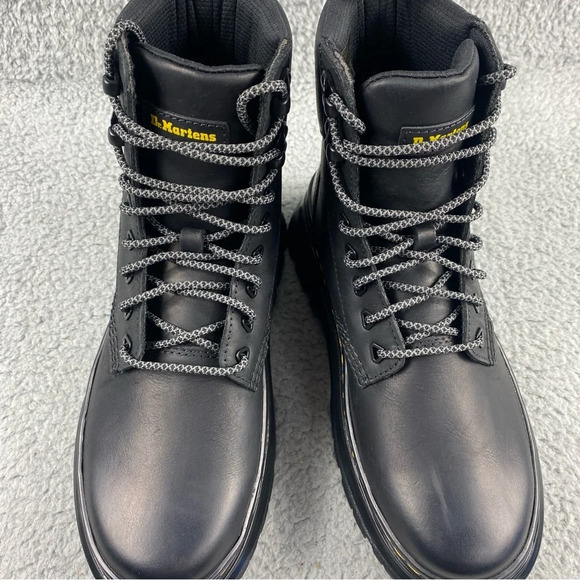 NEW DR. MARTENS Tarik Wyoming Boots Black Unisex Lace-Up Ankle Womens 7 Mens 6 - Picture 12 of 15